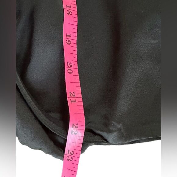 H&M Wrapover Black Satin Classic Blouse. Size XS - Picture 6 of 8